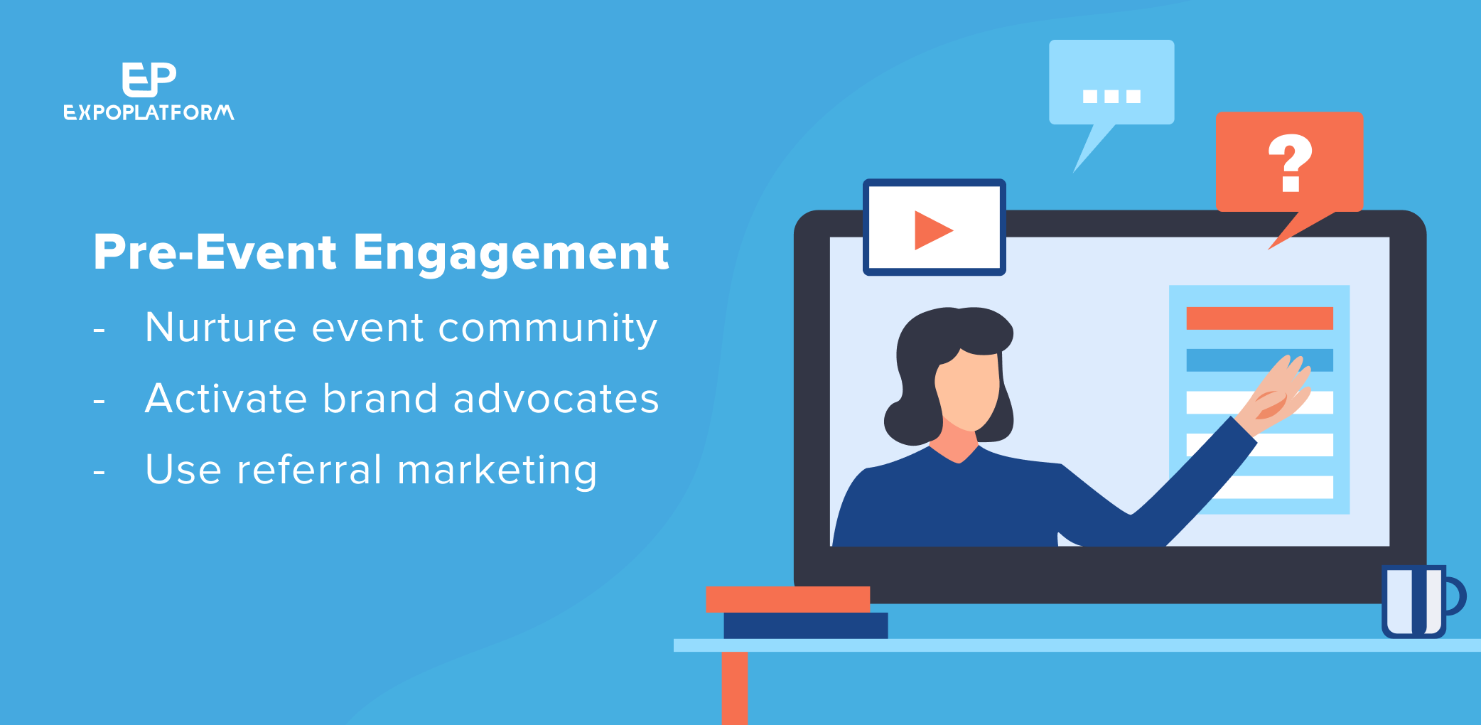 how to engage your audience before the virtual event begins