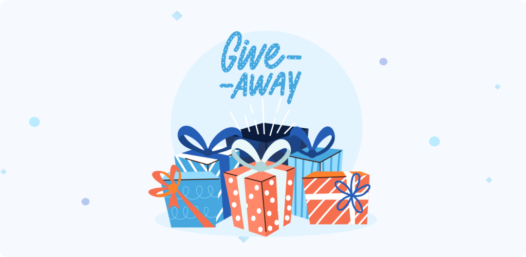 organise giveaways and contests