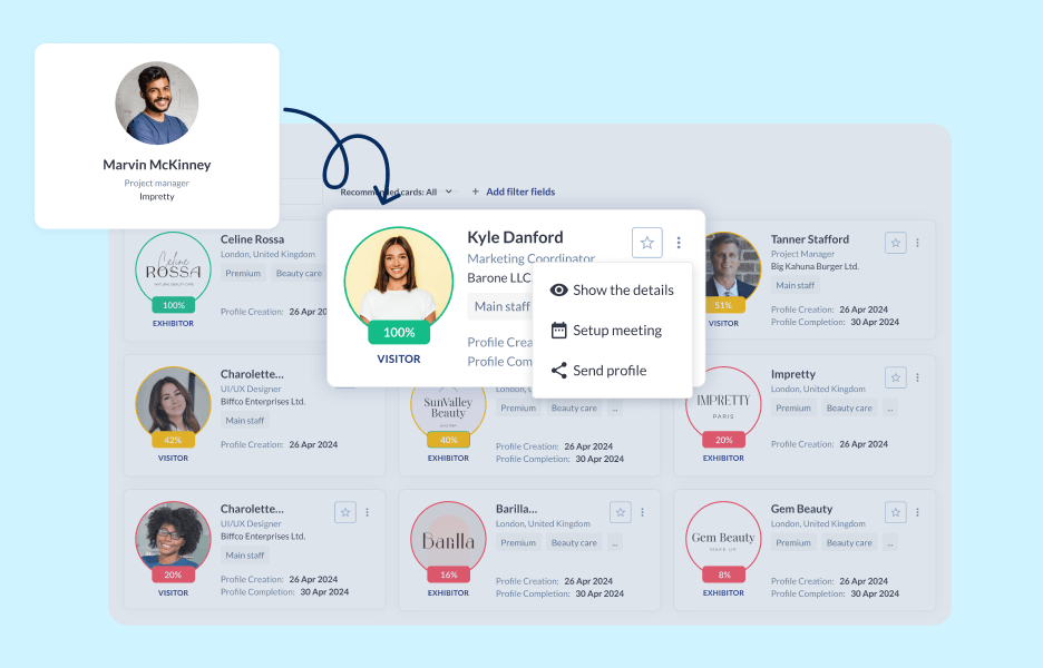 setting up networking for buyers