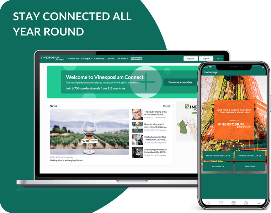 Vinexposium Connect portal