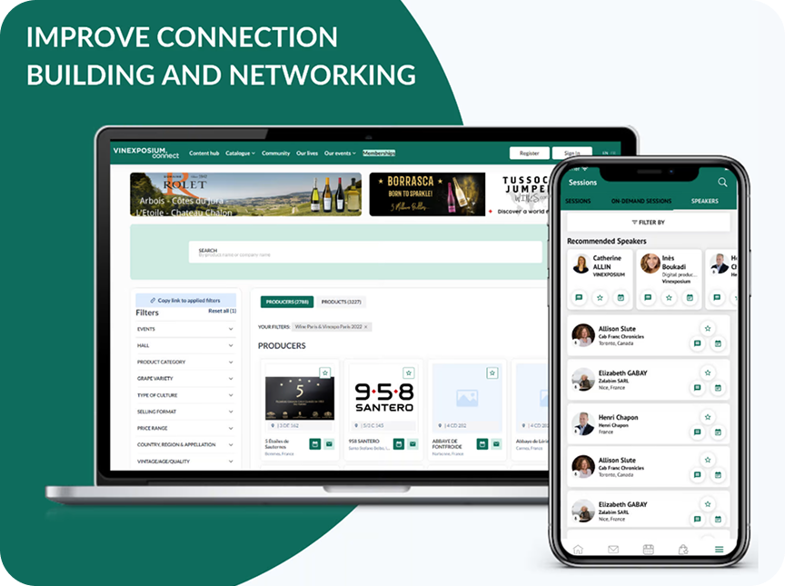 Vinexposium Connect networking