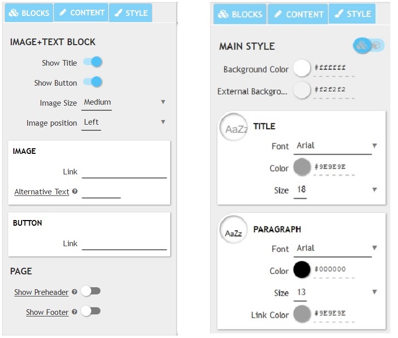 expoplatform email builder