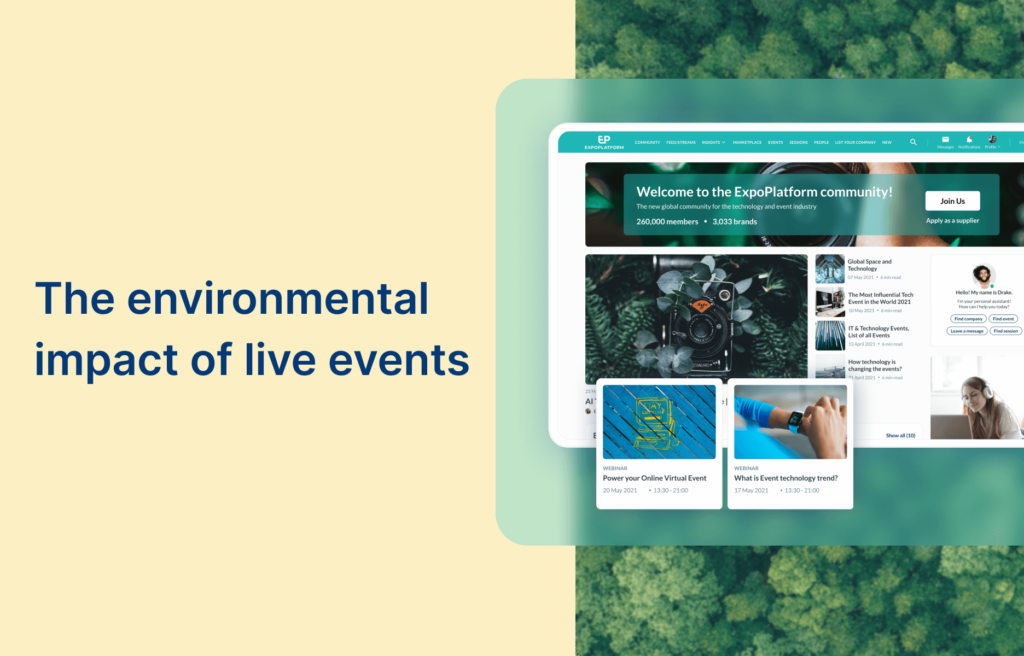 environmental impact of live events