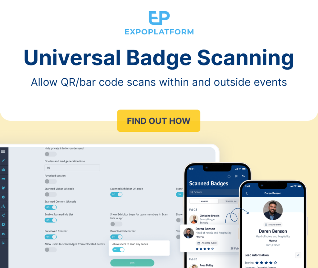 universal badge scanning