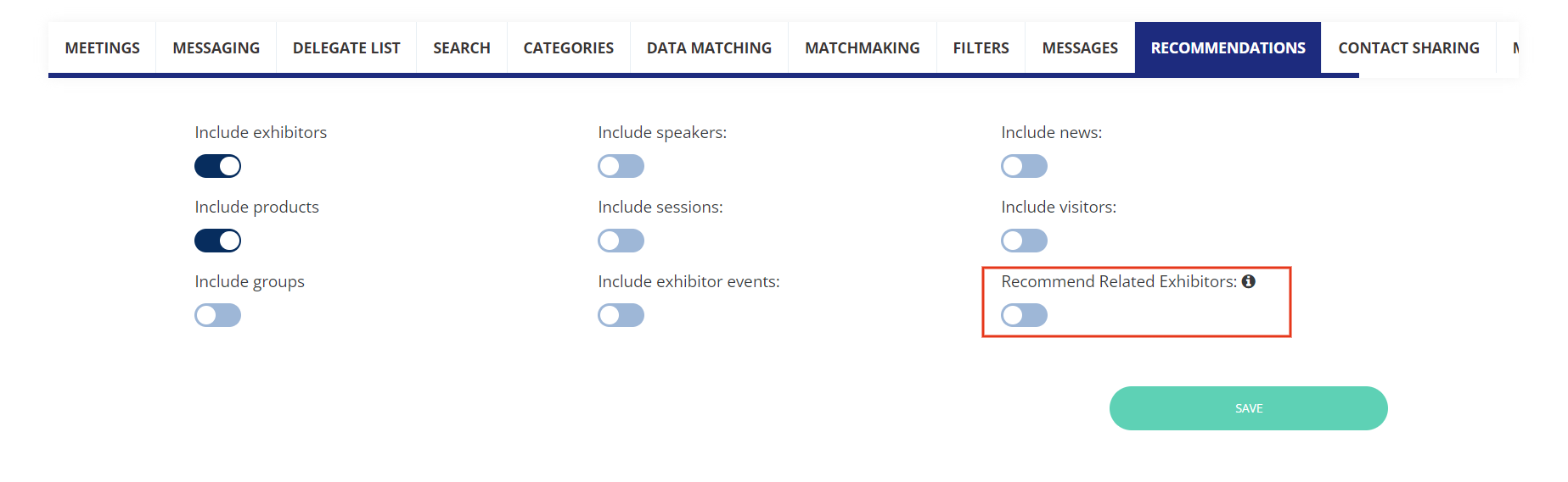 Enhanced networking recommendations