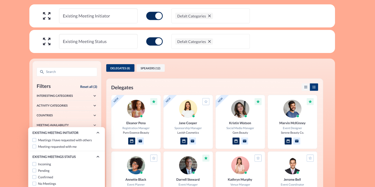 Meeting Networking Filters