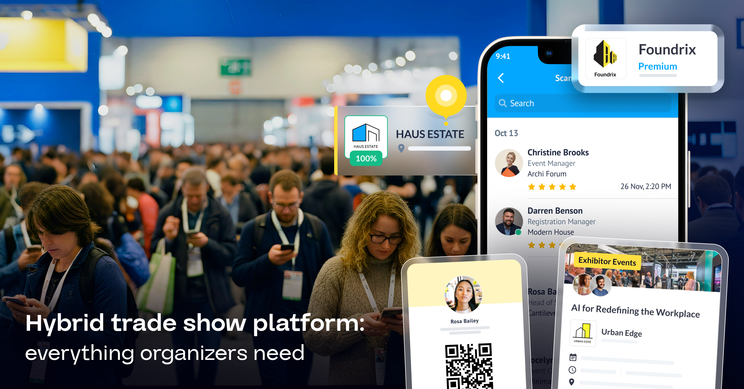 Hybrid trade show platform: essential components for events