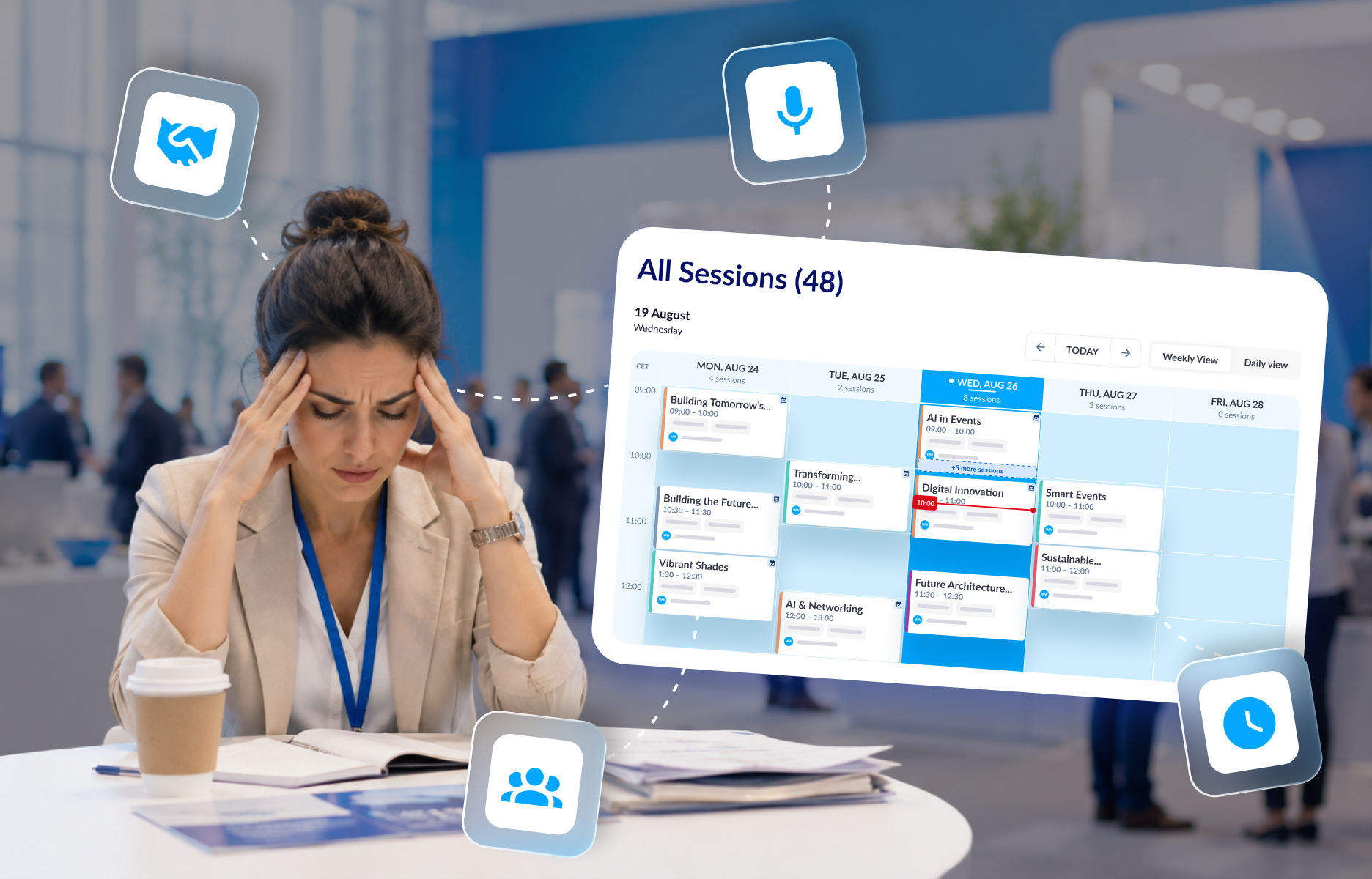 Event organizing tips: Can overstuffed agendas hurt attendee engagement?